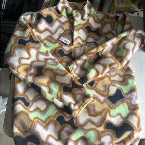New Patagonia Synchilla Snap T Fleece Multicolor pullover medium